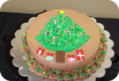 Christmas Tree Cake