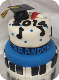 Custom Graduation Cake