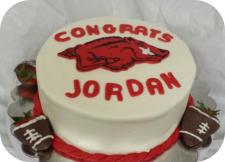 Gradutaion Cake - Razorback Cake