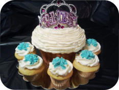 Giant Princess Cupcake for a Birthday Party