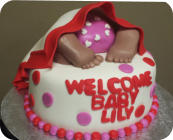 Baby Butt Baby Shower Cake