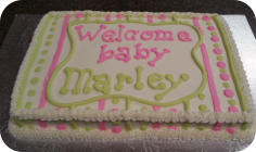 Custom Baby Shower Cake
