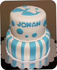 Whale Baby Shower Cake