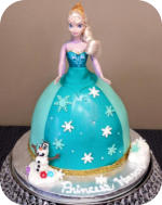 Elsa Doll Cake