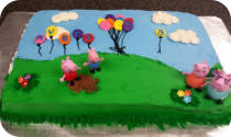 Peppa the Pig Birthday Cake