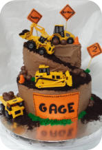 Dump Truck Cake