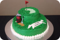 Golf Birthday Cake