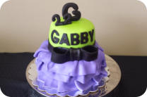 Ruffle Birthday Cake