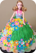 Barbie Doll Cake