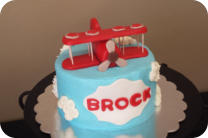 Airplane Birthday Cake