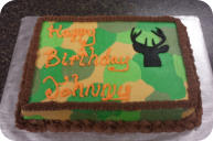 Camo Birthday Cake