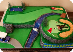 Golf Groom's Cake