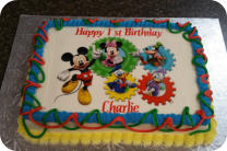 Mickey & Friends Edible Image Cake 